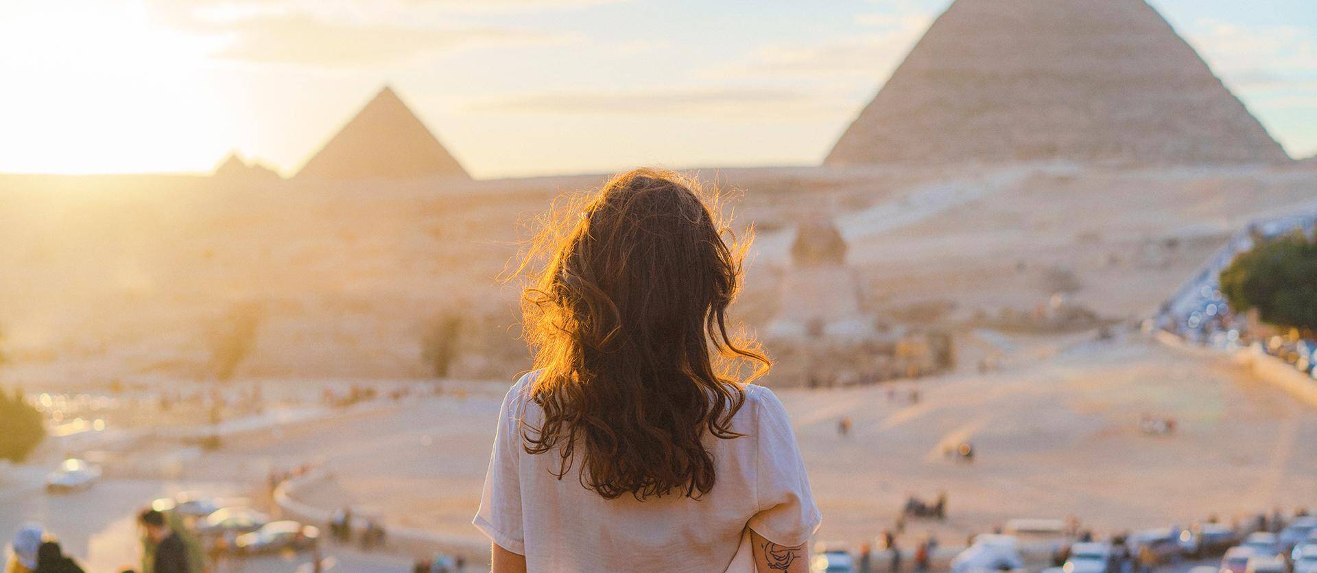 Girl on Egypt Vacation